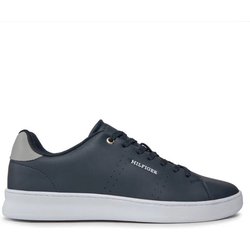Tommy Hilfiger Marineblauer Sneaker – Court Cup Lth Perf Detail für Herren - 40