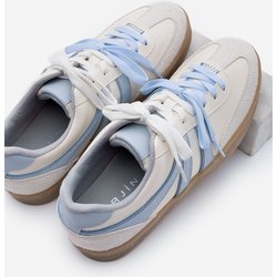 Marjin Forden Blue Retro Sneaker – Sportschuhe Mit Doppelter Schnürung für Damen - 40