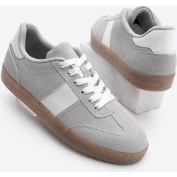 Marjin Sneaker Aus Grauem Wildleder – Retro-penor-sportschuhe für Damen - 37