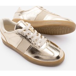 Marjin Goldfarbener Sneaker – Retro-sportschuhe für Damen - 37