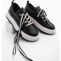 Marjin Sneaker Dicke Sohle Sportschuhe Rova Schwarz für Damen - 39