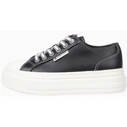 Tommy Hilfiger Sneaker Zum Schnüren, Markenlogo, Sportstil, Schwarz, -bds für Damen - 37