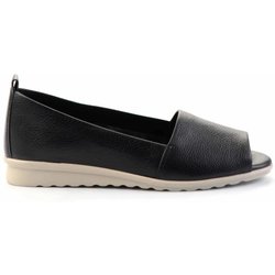 Bambi Schwarze Espadrille Aus Echtem Leder – K 01582664003 für Damen - 38