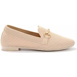 Bambi Beige Strickwaren Loafer Schuhe K 01320302082 für Damen - 37