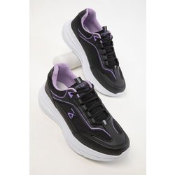 SOHO Schwarz-lila Sneaker für Damen - 36