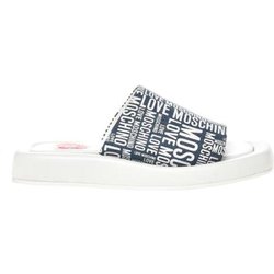 Love Moschino Sabotd.row30 Nappa Bianco+nero Bunte Schuhe - 38
