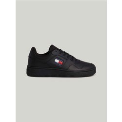 Tommy Hilfiger Tjm Retro Basket Ess – Schwarzer Sneaker für Herren - 46