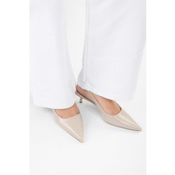 Shoeberry Stiletto „kate Ecru Skin“. - 36