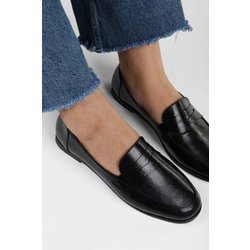 Shoeberry Jule Black Skin Loafer für Damen - 37