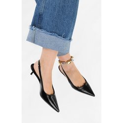 Shoeberry Stiletto „kate Black Skin“. - 39