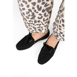 Shoeberry Tinkera Ballerinas Aus Schwarzem Wildleder für Damen - 36