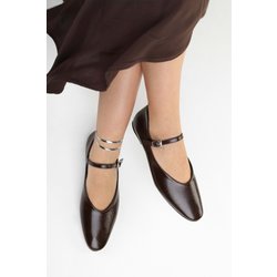 Shoeberry Ballerinas „jerry Brown Skin“. für Damen - 39