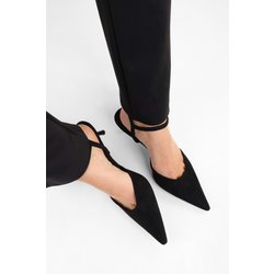 Shoeberry Raphael-stiletto Aus Schwarzem Wildleder - 37