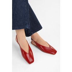 Shoeberry Noya Red Skin Ballerinas für Damen - 38