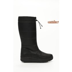 GÖNDERİ(R) Schwarze Komfort-schneestiefel Mit Reißverschluss Und Gummisohle für Damen - 38