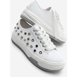 Marjin Sneaker Trock Stapled Lace-up Sneakers Weiß für Damen - 40