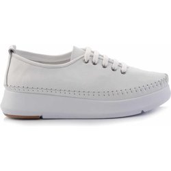 Bambi Weiße Freizeitschuhe Aus Echtem Leder K 01908005203 für Herren - 39