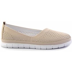 Bambi Beige Echtes Leder Babet K 01467012403 für Damen - 36