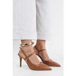 Shoeberry Harry Caramel Skin Stiletto - 39