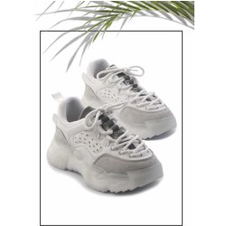 Bambi Weiß Sneaker K 01703051609 für Damen - 40