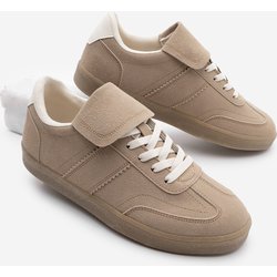 Marjin Sneaker Aus Kamel-wildleder – Retro-sportschuhe Mit Zungendetail für Damen - 37