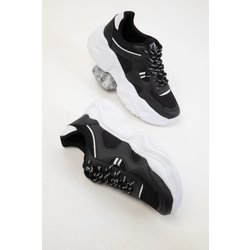 SOHO Schwarz-weißer Sneaker für Damen - 38
