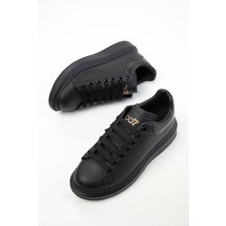 SOHO Schwarz-schwarzer Sneaker für Herren - 41