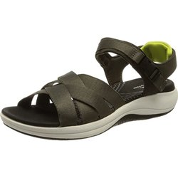 CLARKS Komfort Sandalen In Olive für Damen - 3