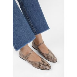 Shoeberry Ballerinas „jerry Mink“ Mit Schlangenmuster für Damen - 37