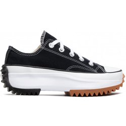 converse /mädchen-sneaker (lässig) 168816 C Converse Run Star Hike Ox Schwarz/weiß/gummi für Damen - 35