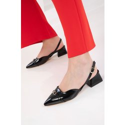 SOHO Klassische Schuhe Mit Absatz Aus Schwarzem Lackleder für Damen - 37