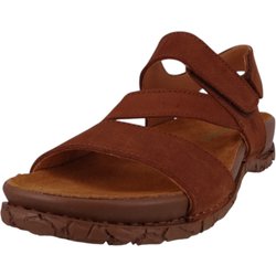 El Naturalista Sandalen Balance N5860 Braun Wood Leder Mit Comfort-last für Damen - 37