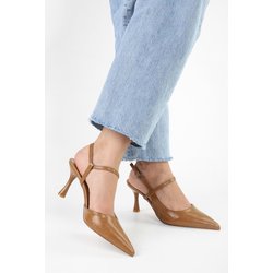 Shoeberry Stiletto Nella Caramel Skin - 40