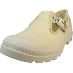 Palladium Low Sneaker Pampa M-jane Washed 94475-210-m Creme Sahara Baumwolle für Damen - 41