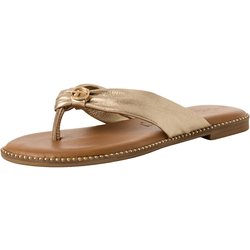 Tamaris Sandalen 1-27126-44 Goldfarben 933 Light Gold Leder Mit Touch-it für Damen - 36