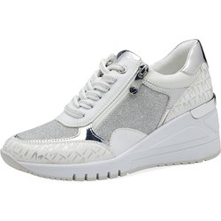 Marco Tozzi Low Sneaker Low Top 2-23723-41 Weiß 191 White Silver Textil/synthetik für Damen - 41