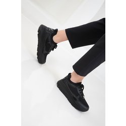 SOHO Schwarz-schwarzer Sneaker für Damen - 38