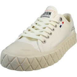 Palladium High Sneaker Palla Ace Cvs Org Low Top 74447-116-m Weiß Star White Leinen - 46