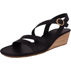 El Naturalista Sandalen Gaia N852 Schwarz Black Leder für Damen - 40