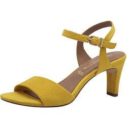 Tamaris Sandalen 1-28028-42 Gelb 600 Yellow Textil Mit Touch-it für Damen - 36