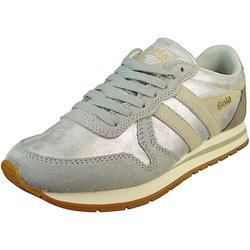 Gola Low Sneaker Daytona Blaze Clb338 Clb338 Silberfarben Jf Silver/wheat/feather Grey Kunstleder für Damen - 36
