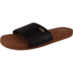Reef Zehentrenner Sandalen Bliss Nights Slide Cj0258 Schwarz Black/tan Kunstleder Mit Eva für Damen - 36