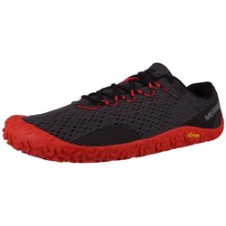 Merrell Halbschuhe Wanderschuhe Vapor Glove 6 Barefoot J067667 Grau Granite/tangerine Textil/synthe für Herren - 44