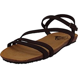 PLAKTON Komfort Sandalen Mam Vita 575660 575660 Apure Braun Marron Leder für Damen - 37