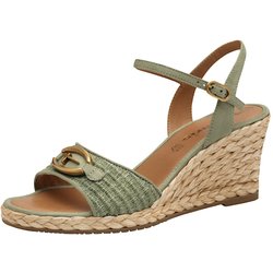 Tamaris Sandalen 1-28339-44 Grün 771 Sage Textil/synthetik Antislide Absatz für Damen - 37