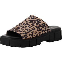 Tamaris Sandalen 1-27252-42 Mehrfarbig 360 Leopoard Leder Mit Touch-it für Damen - 37