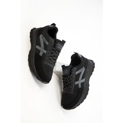 SOHO Schwarz-schwarzer Sneaker für Herren - 41