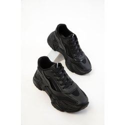 SOHO Schwarz-schwarzer Snekaer für Damen - 36