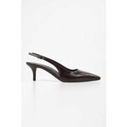 Shoeberry Stiletto „estelle Bitter Brown Skin“. - 40