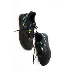 SOHO Schwarz-schwarzer Sneaker für Herren - 40